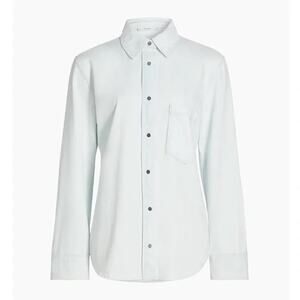VINCE Twill Snap-Front Women's Shirt size XS